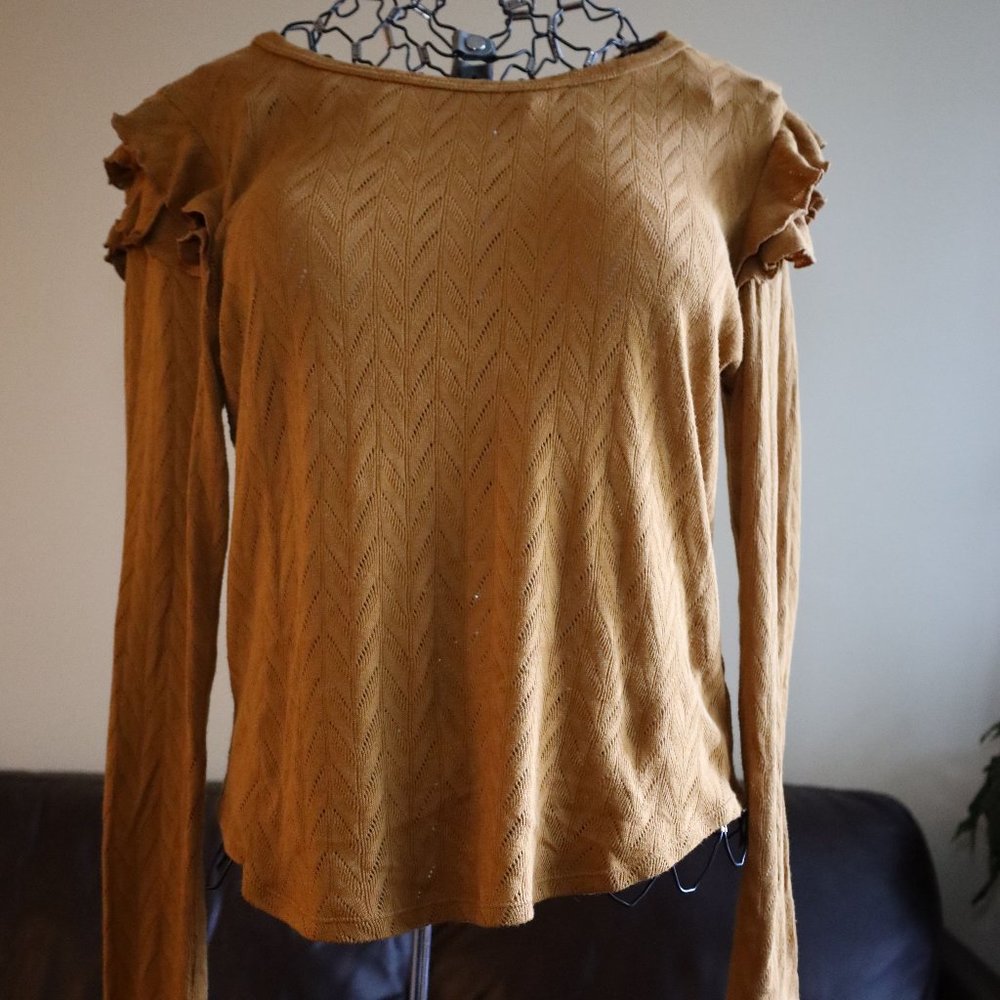 Free People Somerset Tee - Autumn Pearl - Size XL - Picture 3 of 3